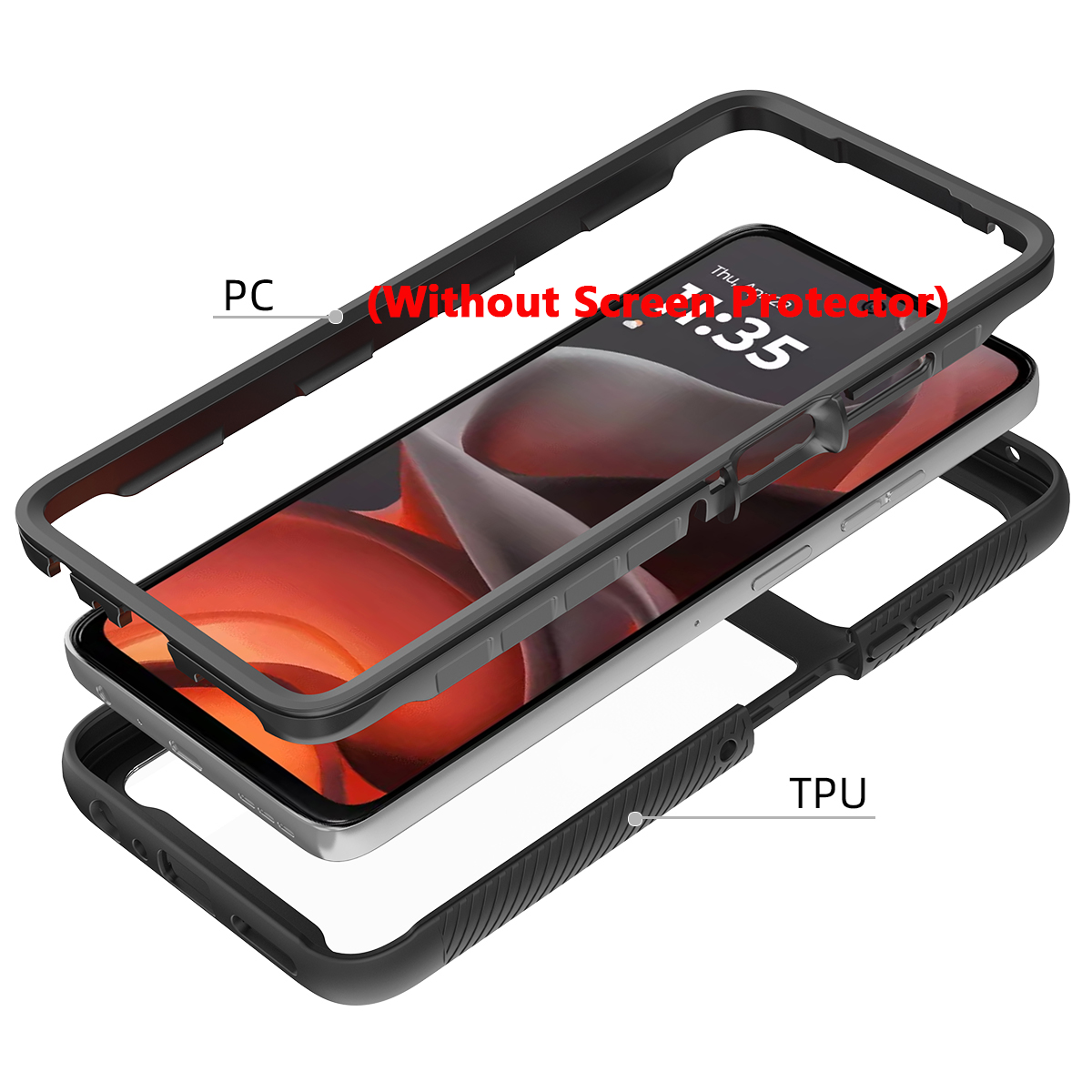 Coque de téléphone unie brilla - Display Case Acrylic avis et prix