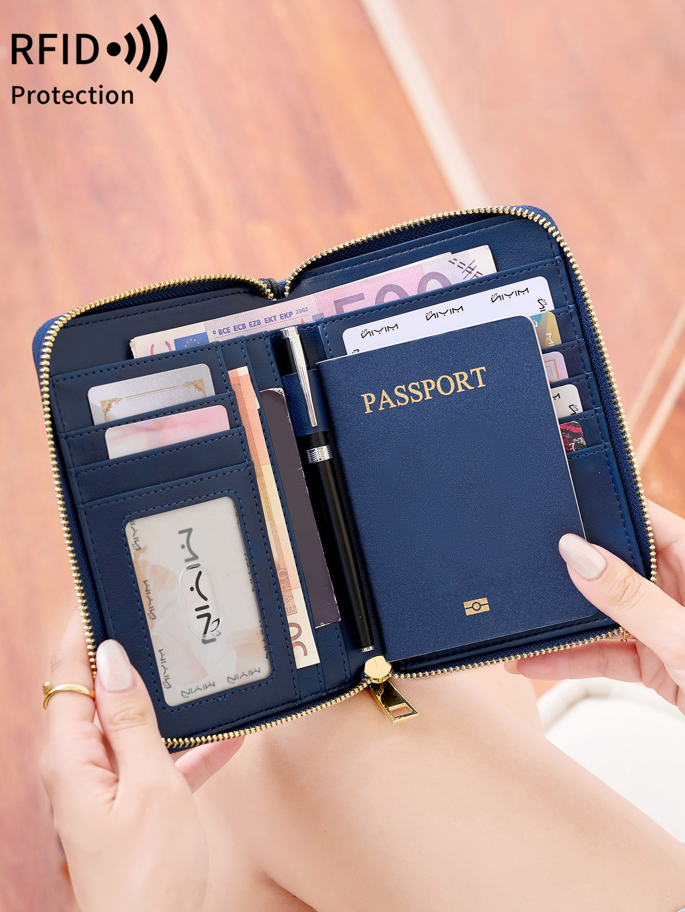 Portefeuille de voyage RFID bl - Card Top Loader avis et prix